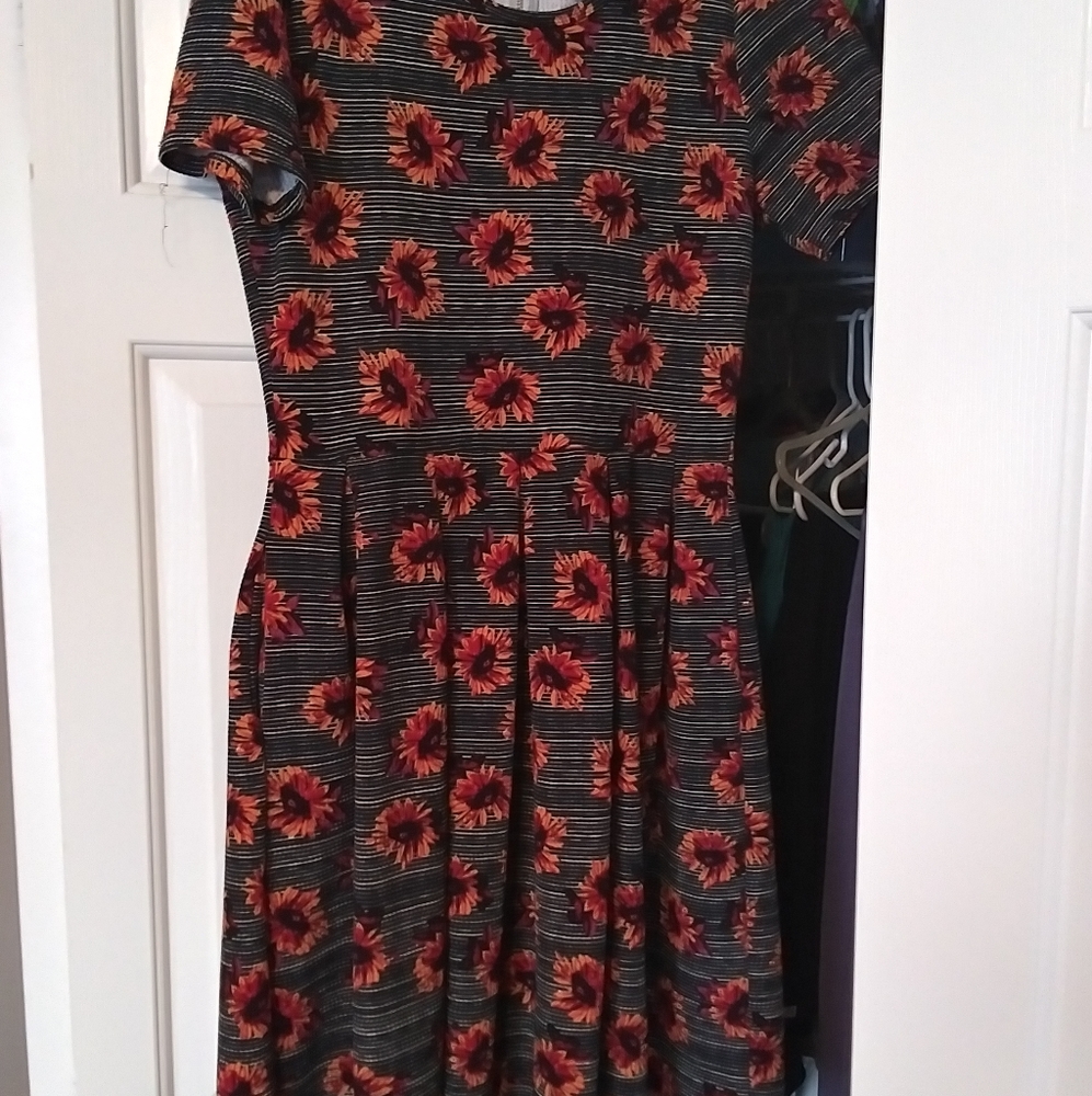 Lula Roe Short Floral Dress